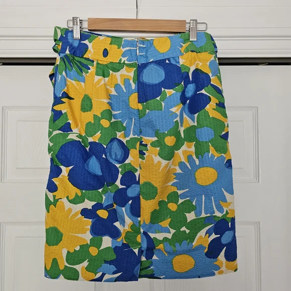 J.CREW Floral Print Women's Skirt - Picture 6 of 6
